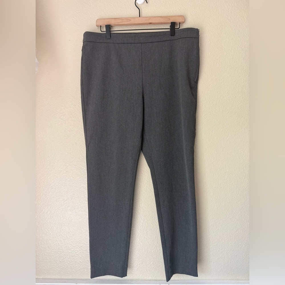 Ann Taylor Charcoal Straight Leg Pants